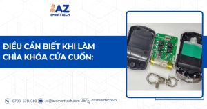 Điều cần biết khi làm chìa khóa cửa cuốn