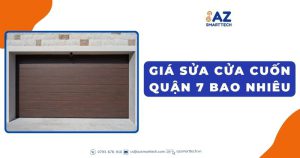 Giá sửa cửa cuốn Quận 7 bao nhiêu