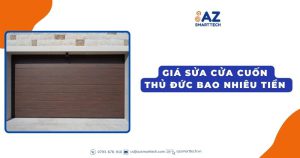 Giá sửa cửa cuốn Thủ Đức bao nhiêu tiền