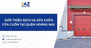 Giới thiệu về dịch vụ sửa chữa cửa cuốn tại quận Hoàng Mai