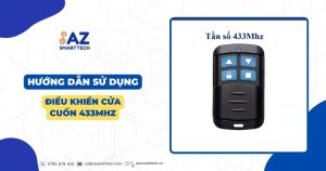 Hướng dẫn sử dụng điều khiển cửa cuốn 433Mhz