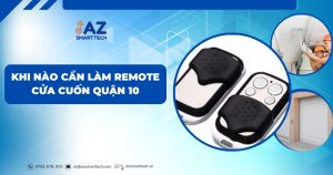 Khi nào cần làm remote cửa cuốn Quận 10