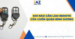 Khi nào cần làm remote cửa cuốn quận Bình Dương