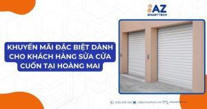 Khuyến mãi đặc biệt dành cho khách hàng sửa cửa cuốn tại Hoàng Mai