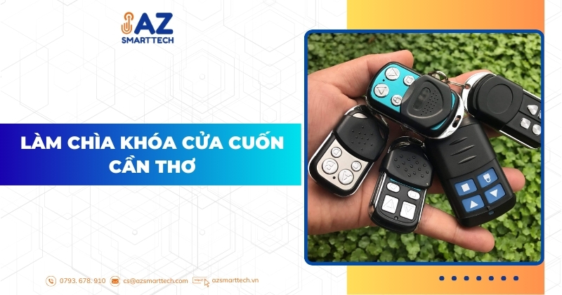 Làm chìa khóa cửa cuốn Cần Thơ