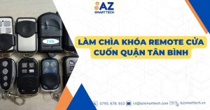 Làm chìa khóa remote cửa cuốn quận Tân Bình