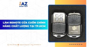 Làm remote cửa cuốn chính hãng chất lượng tại Tp.HCM