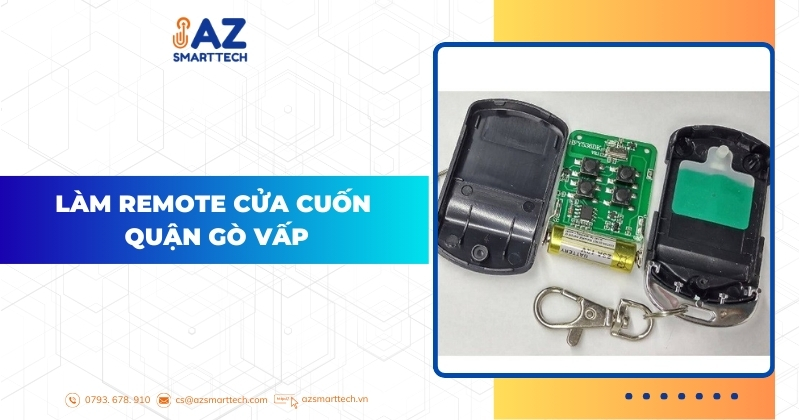 Làm remote cửa cuốn quận Gò Vấp