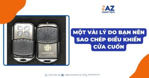 Một vài lý do bạn nên sao chép điều khiển cửa cuốn