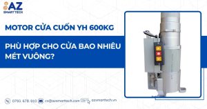 Motor cửa cuốn YH 600kg phù hợp cho cửa bao nhiêu mét vuông?