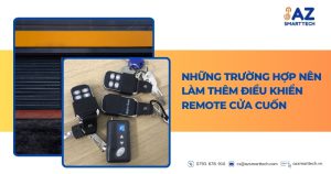 Những trường hợp nên làm thêm điều khiển remote cửa cuốn