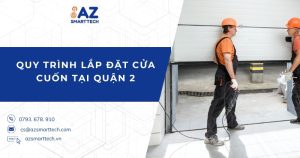 Quy trình lắp đặt cửa cuốn tại Quận 2