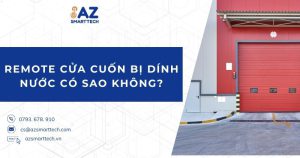 Remote cửa cuốn bị dính nước có sao không?