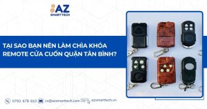 Tại sao bạn nên làm chìa khóa remote cửa cuốn quận Tân Bình?