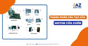 Thành phần cấu tạo của motor cửa cuốn