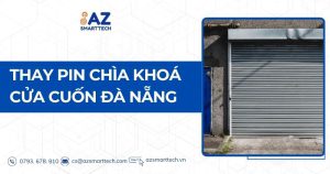 Thay pin chìa khoá cửa cuốn Đà Nẵng