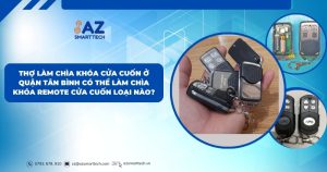 Thợ làm chìa khóa cửa cuốn ở quận Tân Bình có thể làm chìa khóa remote cửa cuốn loại nào?