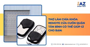 Thợ làm chìa khóa remote cửa cuốn quận Tân Bình có thể giúp gì cho bạn