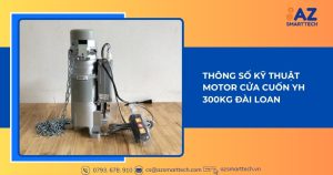 Thông số kỹ thuật motor cửa cuốn YH 300kg Đài loan