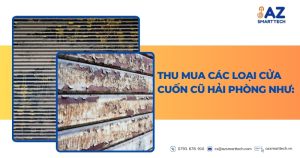 Thu mua các loại cửa cuốn cũ Hải Phòng như: