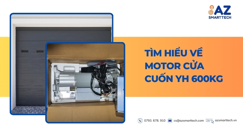 Tìm hiểu về motor cửa cuốn yh 600kg