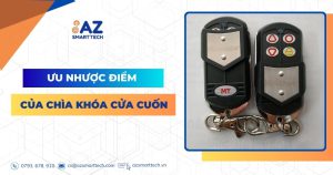 Ưu nhược điểm của chìa khóa cửa cuốn