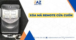 Xóa mã remote cửa cuốn