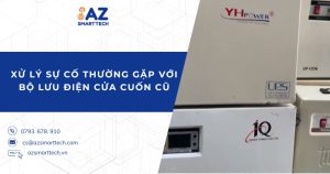 Hướng dẫn sử dụng bộ lưu điện cửa cuốn cũ an toàn và hiệu quả