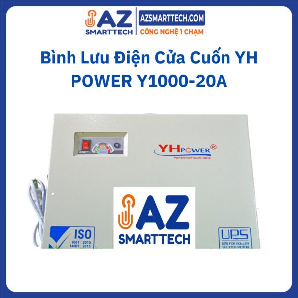 Bình Lưu Điện Cửa Cuốn YH POWER Y1000-20A