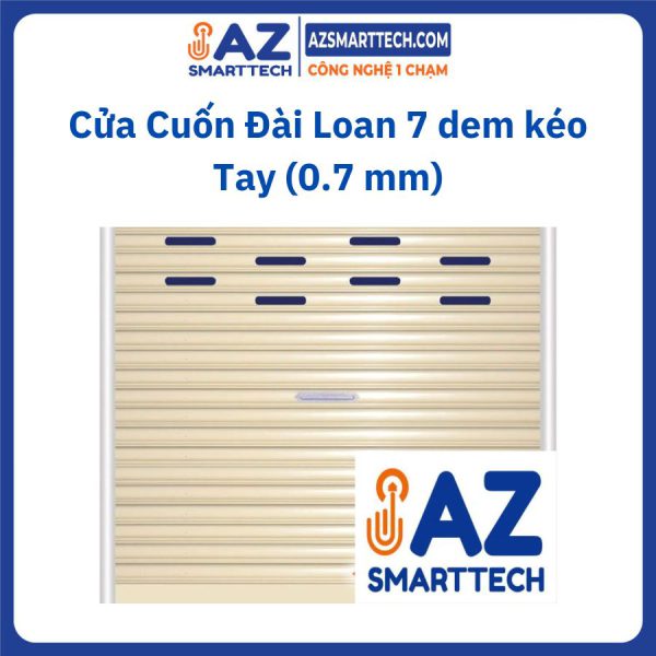 Cửa Cuốn Đài Loan 7 dem kéo Tay (0.7 mm)