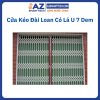 Cửa Kéo Đài Loan Có Lá U 7 Dem