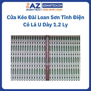 Cửa Kéo Đài Loan Sơn Tĩnh Điện Có Lá U Dày 1.2 Ly