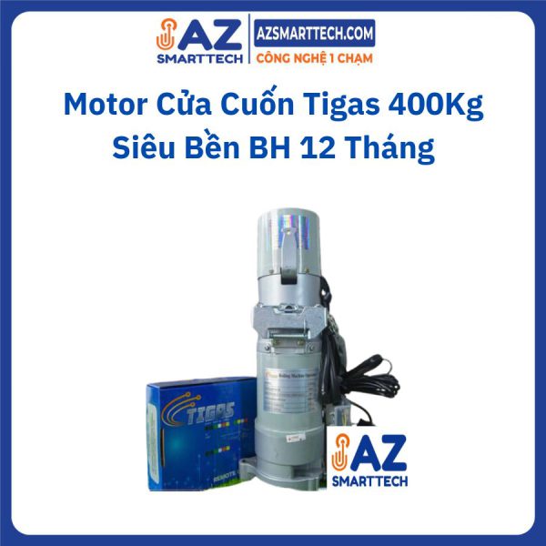 Motor Cửa Cuốn Tigas 400Kg Siêu Bền BH 12 Tháng