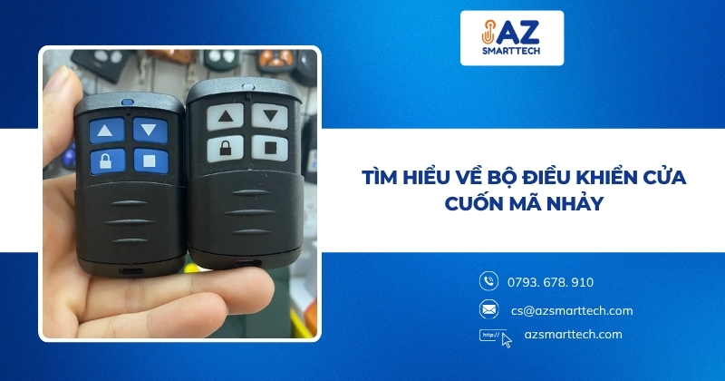 Tìm hiểu về bộ điều khiển cửa cuốn mã nhảy