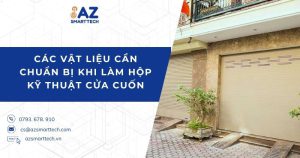 Cách làm hộp kỹ thuật cửa cuốn đẹp, bền, chi tiết từ A - Z 3 Các vật liệu cần chuẩn bị khi làm hộp kỹ thuật cửa cuốn