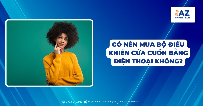 Có nên mua bộ điều khiển cửa cuốn bằng điện thoại không?