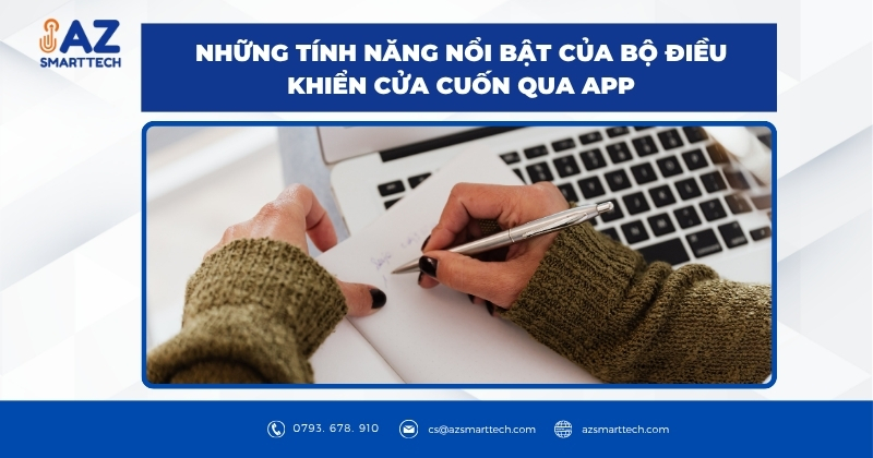Những tính năng nổi bật của bộ điều khiển cửa cuốn qua app