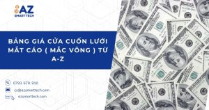 Bảng giá cửa cuốn lưới mắt cáo ( mắc võng ) chi tiết
