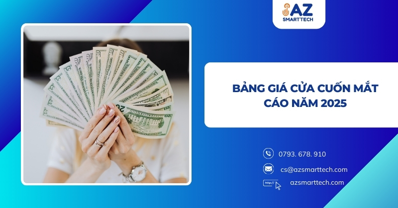 Bảng giá cửa cuốn mắt cáo năm 2025