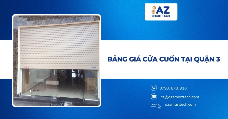 Bảng giá cửa cuốn tại Quận 3