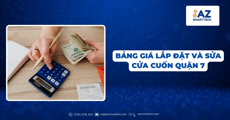 Bảng giá lắp đặt và sửa cửa cuốn quận 7