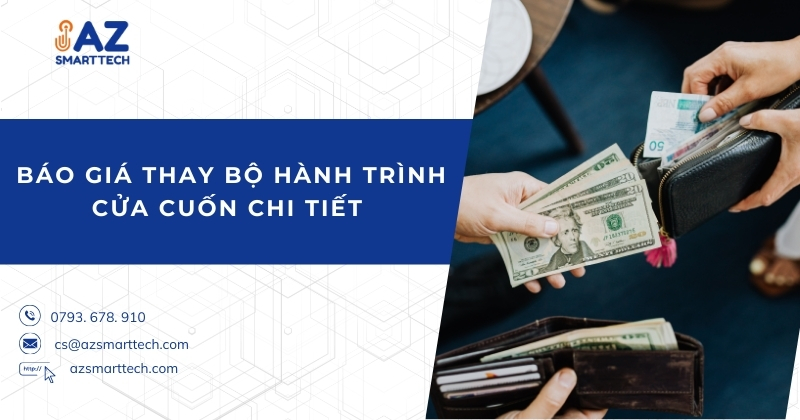 Báo giá thay bộ hành trình cửa cuốn chi tiết
