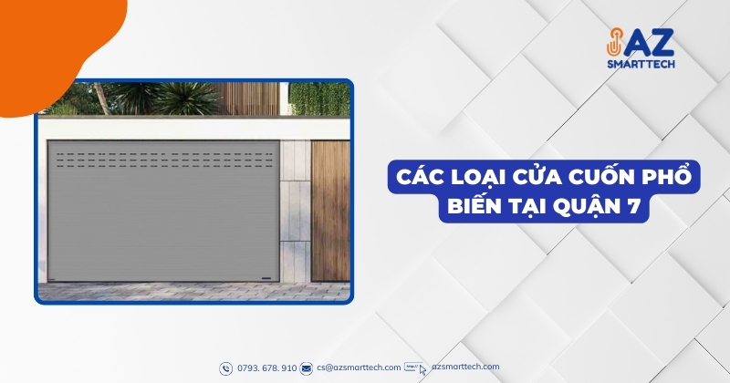 Các loại cửa cuốn phổ biến tại Quận 7