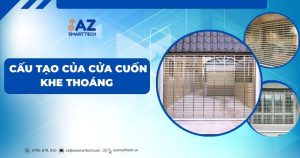 Cửa cuốn khe thoáng là gì? Ưu nhược điểm và giải thích đầy đủ 3 Cấu tạo của cửa cuốn khe thoáng