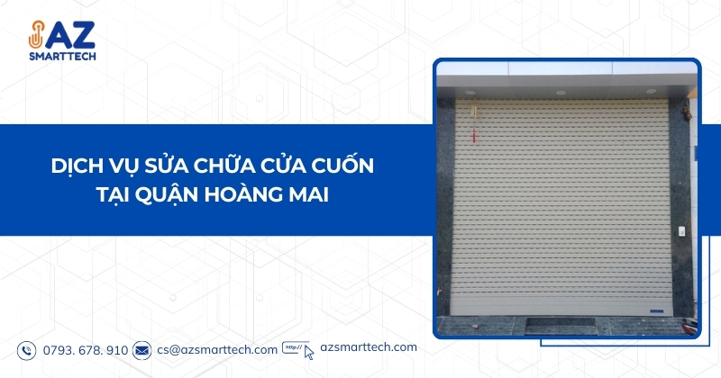 Dịch vụ sửa chữa cửa cuốn tại quận Hoàng Mai