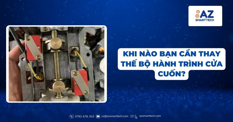 Khi nào bạn cần thay thế bộ hành trình cửa cuốn?