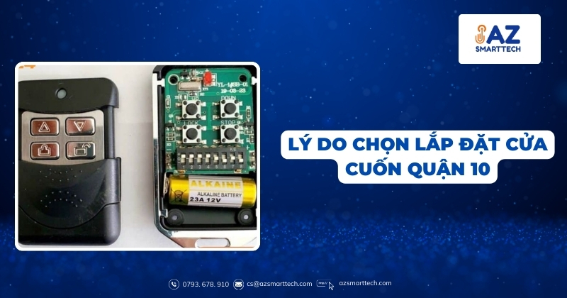 Lý do chọn lắp đặt cửa cuốn Quận 10
