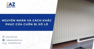 Nguyên nhân và cách khắc phục cửa cuốn bị xổ lô