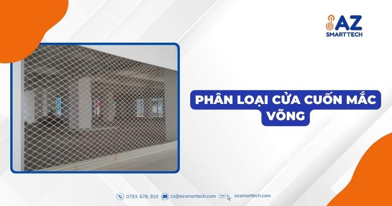 Phân loại cửa cuốn mắc võng