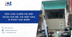 Sửa cửa cuốn hà nội 24/24 giá rẻ, có mặt sau 15 phút gọi điện